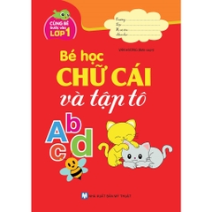 Sách-Bé học chữ cái và tập tô