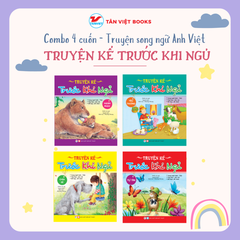 Combo 4 Cuốn Song Ngữ Anh Việt - Truyện Kể Trước Khi Ngủ