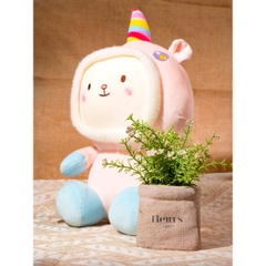 Gấu Bông Hình Con Kì Lân Màu Hồng 40cm