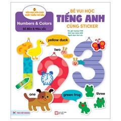 Bé Vui Học Tiếng Anh Cùng Sticker - Số Đếm Và Màu Sắc