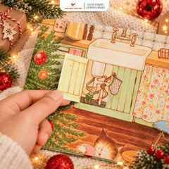 Gia Đình Mèo Cam: Giáng Sinh Lung Linh - Sách Lật Mở - Tân Việt Books