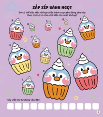 Combo 2 cuốn sách tương tác Trà Sữa Boba: Những ly kem mát lạnh + Bánh cupcake xinh xắn