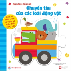 Combo 2 cuốn Bộ Sách Đồ Chơi : Chuyến xe buýt sắc màu và Chuyến tàu của các loài động vật