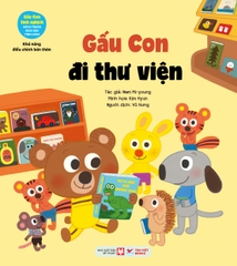Gấu con tinh nghịch - Gấu con đi thư viện | Phiên bản bìa mềm