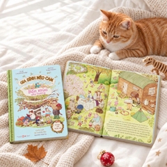 Combo 3 cuốn Gia đình Mèo Cam - Tái bản 2026 - Sách lật mở tương tác - Tân Việt Books