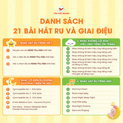 Vầng Trăng Ru Bé Ngủ - Thỏ Bông: 21 Bài Hát Ru, Tiếng Ồn Trắng Cho Bé 0–3 Tuổi