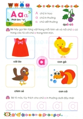 GBVBVL1 - Bé Làm Quen Với Chữ Cái - Quyển 1 (5-6 tuổi) ( Tái Bản 2024 )