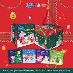 Bộ Hộp Peppa Pig Thư viện Giáng sinh ấm áp