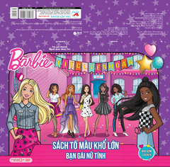 BarBie Sách Tô Màu Khổ Lớn - Bạn Gái Nữ Tính