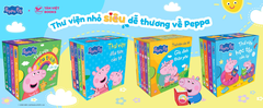 Bộ Hộp Peppa Pig: Thư Viện Yêu Thích Của Tớ - Sách Tranh - Dành Cho Trẻ 2+