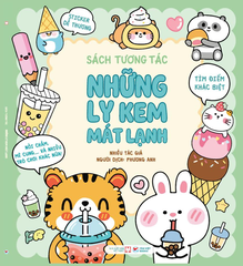 Combo 2 cuốn sách tương tác Trà Sữa Boba: Những ly kem mát lạnh + Bánh cupcake xinh xắn