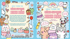 Combo 2 cuốn sách tương tác Trà Sữa Boba: Những ly kem mát lạnh + Bánh cupcake xinh xắn