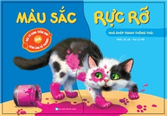 Màu Sắc Rực Rỡ - Học Từ Vựng Tiếng Anh Qua Hình Ảnh Dễ Thương - Nhà Ghép Tranh Thông Thái