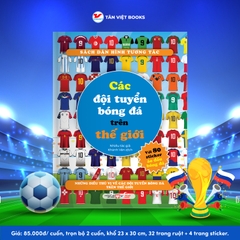 Các Đội Tuyển Bóng Đá Trên Thế Giới - Sách Dán Hình Tương Tác