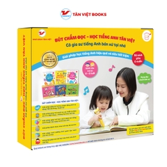 Bút Chấm Đọc - Học Tiếng Anh Tân Việt - [Phiên Bản 6 Cuốn Bìa Mềm]