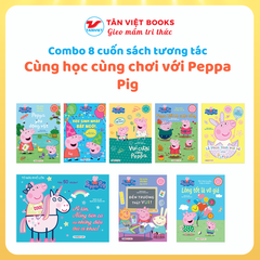 Combo 8 cuốn bộ sách tương tác: Cùng học cùng chơi với Peppa Pig (8 cuốn còn lại)
