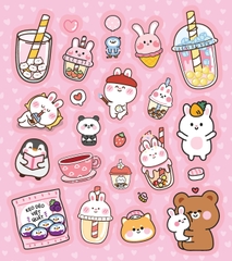 Combo 2 cuốn sách tương tác Trà Sữa Boba: Những ly kem mát lạnh + Bánh cupcake xinh xắn