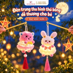 Đèn Lồng Trung Thu Hình Thú Bông - Mẫu Hot Trend 2026 - Giao Mẫu Ngẫu Nhiên - Tân Việt Books