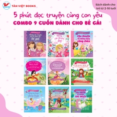 Combo 5 Phút Đọc Truyện Cùng Con Yêu-  9 Cuốn Dành Cho Bé Gái