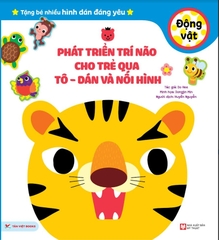 Combo 11 Cuốn : Phát Triển Trí Não Cho Trẻ Qua Tô - Dán Và Nối Hình