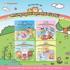 Combo 4 cuốn: Tô màu ấm áp - Những người bạn nhỏ của tôi - Tân Việt Books