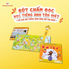 Bút chấm đọc - Học tiếng Anh Tân Việt (Trọn bộ 1 Bút + 12 cuốn sách)