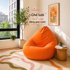 Ghế Lười Hạt Xốp Dáng Giọt Nước – Êm Ái, Thoải Mái Cho Mọi Không Gian