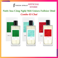 Nước Hoa F Fresh Spray - Nước Hoa Công Nghệ Mới Tích Hợp Lưu Hương Lâu Trên Da, Quần Áo - 50ml [Auth]