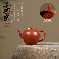 Ấm Mỹ Nhân Kiên - Chu Nê - Nghệ Nhân Dân Gian - Dung tích 150ml -KT: 11.5*7*4.2CM