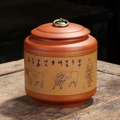 Hũ trà gốm