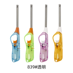 Bật lửa đầu dài - vỏ trong suốt - có thể bơm gas nhiều lần