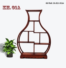 kệ trưng bày gỗ hương