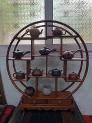 kệ trưng bày gỗ hương