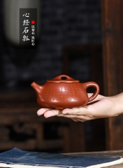 Ấm Thạch Biều Bát Nhã Tâm Kinh - Đại Hồng Bào - Thiệu Mỹ Hoa - 280ml