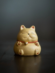 Pet trà - Mèo thần tài - KT: 5.8*5.2cm - 100g
