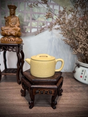 Ấm Hán Ngõa - Hoàng Kim Đoạn Nê - NN Chu Hiểu Hồng - Hàng Thủ Công - Lỗ Thoát: Nội Suy Khổng 140ml