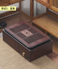 Bộ khay trà tre có ngăn đựng KT 42*25*2.5cm và hộp đựng  KT  42.8*25.8*12cm