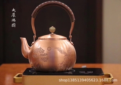 Ấm đồng nguyên chất - dung tích 1200ml