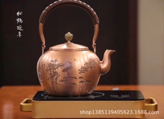 Ấm đồng nguyên chất - dung tích 1200ml