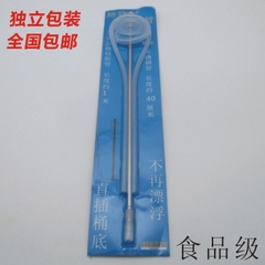 Ống inox hút nước cho bếp điện - ống inox dài 40cm + ống ti ô dài 100cm