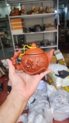 Ấm bát tràng - họa tiết đắp nổi - dung tích 450ml