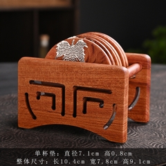 Đế chén khảm bạc