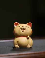 Pet trà - Mèo thần tài - Tử sa