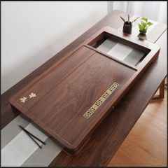 Khay gỗ óc chó nguyên khối - 100*50*7cm
