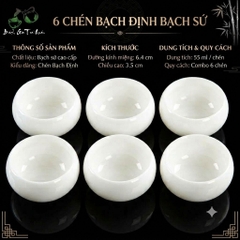 Combo 6 Chén Bạch Định CBD02-A