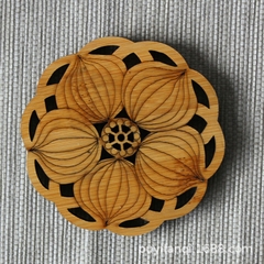 Đế chén tre
