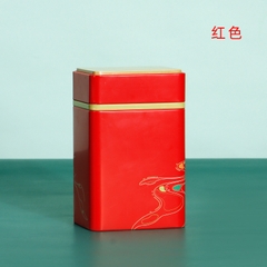 Hộp thiếc đựng trà  - KT 143*82*72mm - HT37