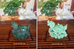 Pet đổi màu để bàn trà - KT: 10*7*9CM