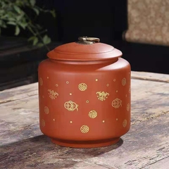 Hũ trà gốm