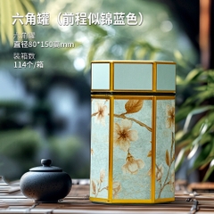 Hộp trà lục giác